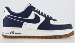 QF Nike Air Force 1 Low “College Pack” Midnight Navy Gum Medium Brown review Kahli Sutton 02