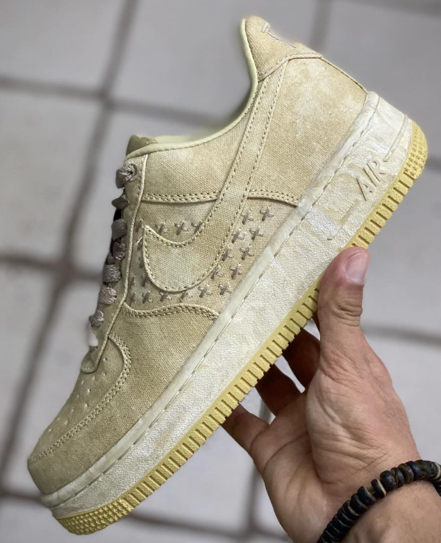 QF Nike Air Force 1 Low NAI-KE Tan review Tiffanie