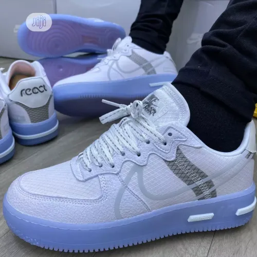 QF  Nike Air Force 1 React QS White Ice review 
