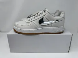 TS Travis Scott x Nike Air Force 1“Sail” review Koran 02