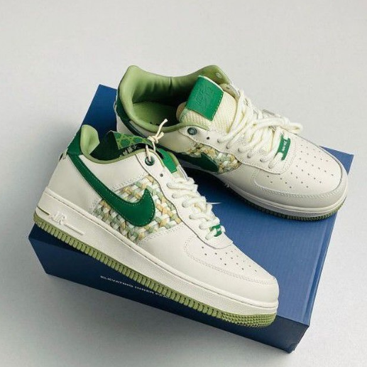 QF Nike Air Force 1 Low NAI-KE Sail Gorge Green Pistachio review Levi 02
