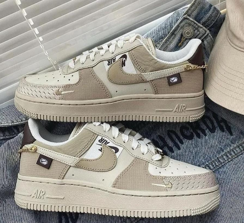 QF Nike Air Force 1 Low Tan Bling review Ines Bermudez