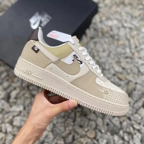 QF Nike Air Force 1 Low Tan Bling review JIM 02