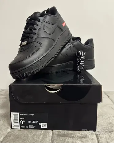 TS Supreme x Air Force 1 Low Black review 