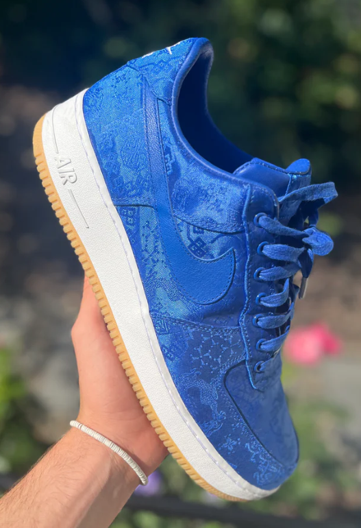 QF  CLOT x Nike Air Force 1 Low Premium Blue Silk review Chinana 02