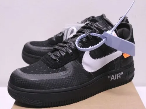 TS  OFF White X Air Force 1 Low Black review 