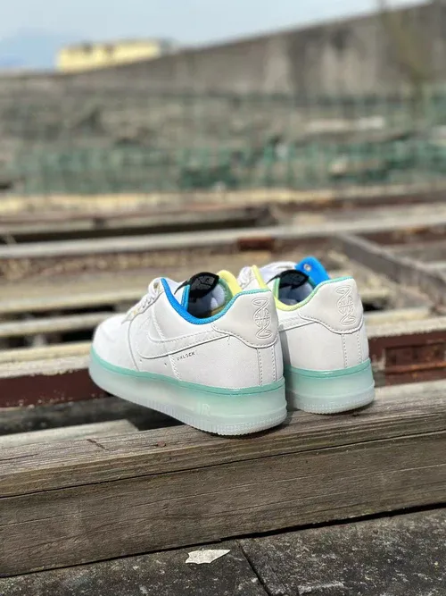 QF Air Force 1 Low White Ice Blue review 