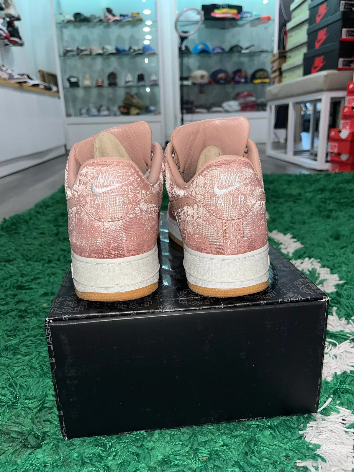 QF CLOT x Nike Air Force 1 Low Premium Rose Gold Silk review Kindle Customer 01