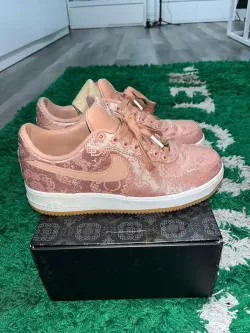 QF CLOT x Nike Air Force 1 Low Premium Rose Gold Silk review Kindle Customer 02