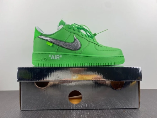 TS OFF White X Air Force 1 Low Green review 