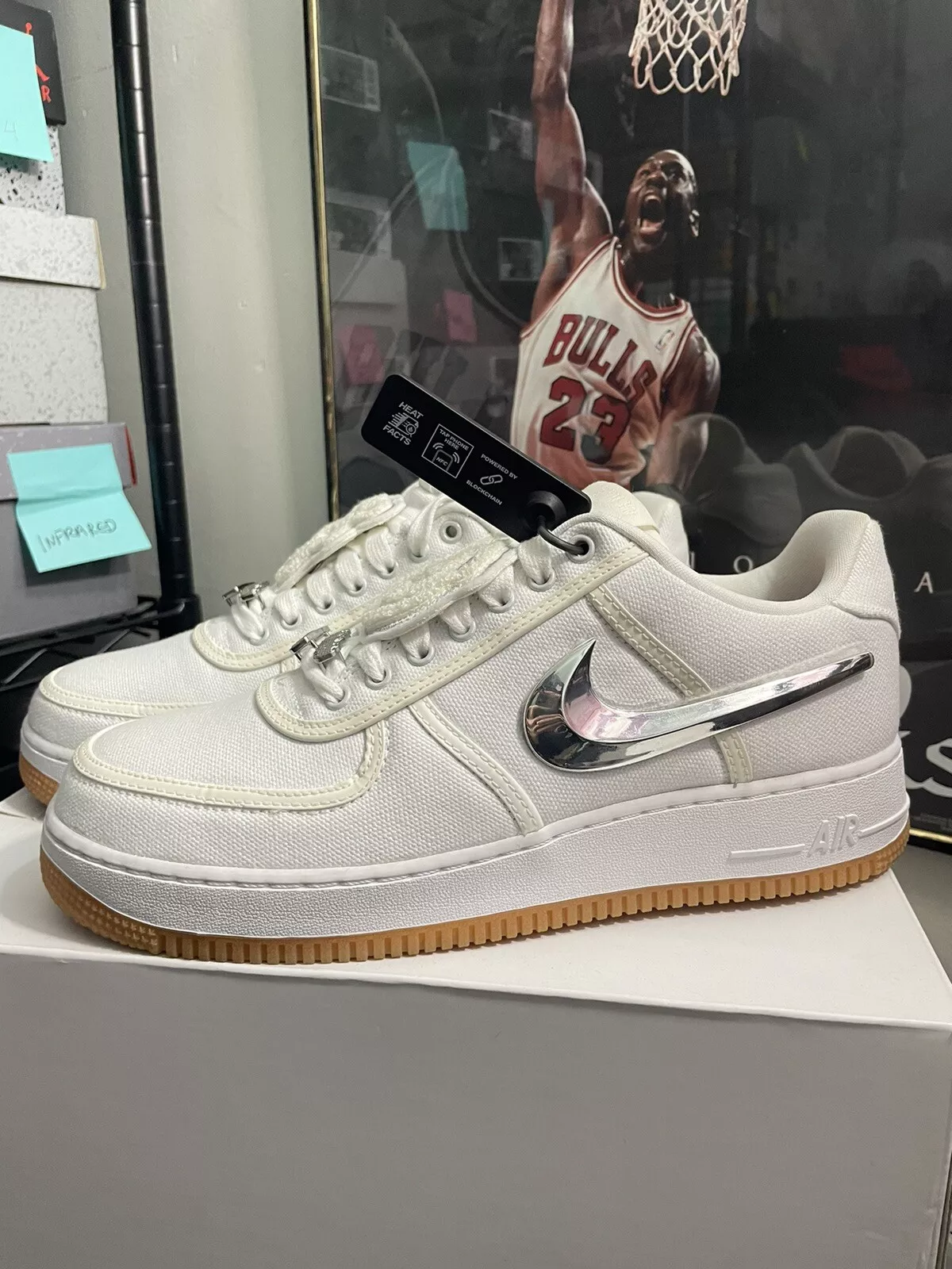 TS Travis Scott x Nike Air Force 1“White” review Pablo Coleote 02