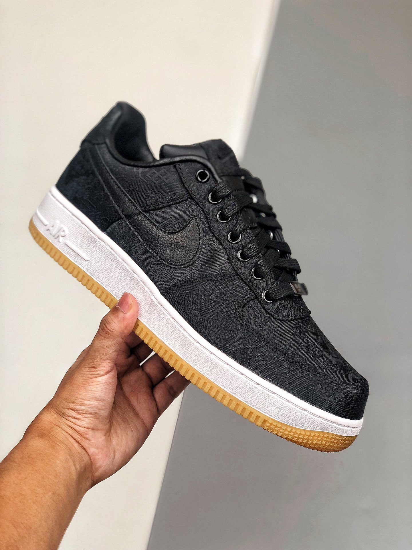 OG Fragment Design x CLOT x Nike Air Force 1 Low Black Silk review Robert Conti 02