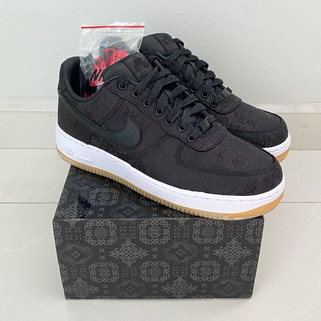 OG Fragment Design x CLOT x Nike Air Force 1 Low Black Silk review Víctor