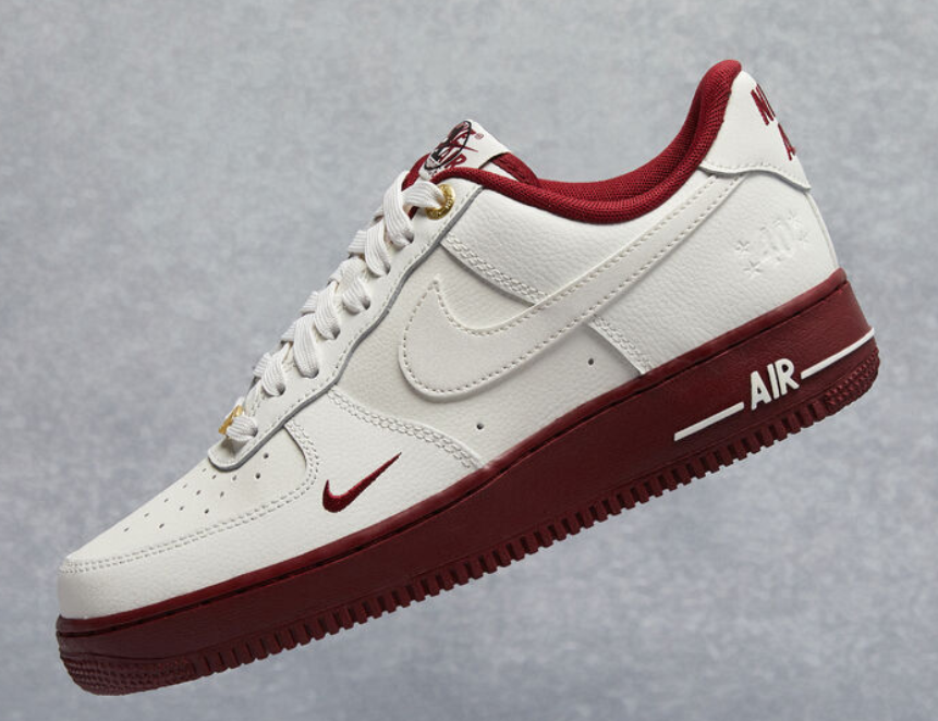 QF  Nike Air Force 1’07 Low Beige Red review Exelente