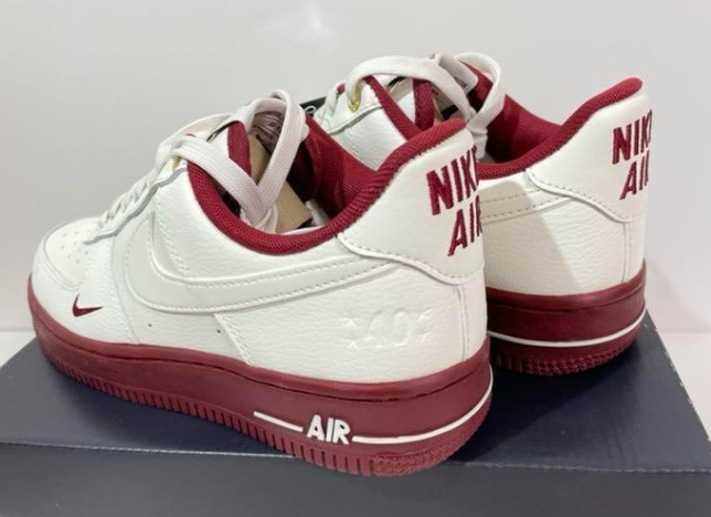 QF  Nike Air Force 1’07 Low Beige Red review TinySkate 02