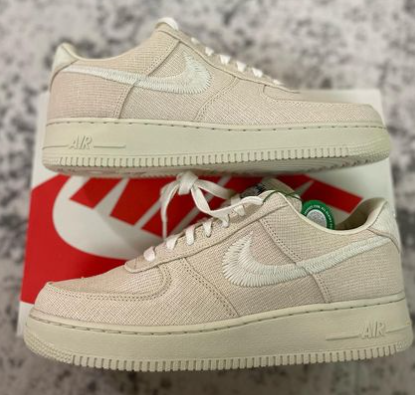 QF Stussy x Nike Air Force 1 Low “Fossil Stone” review Rey Ramirez 01