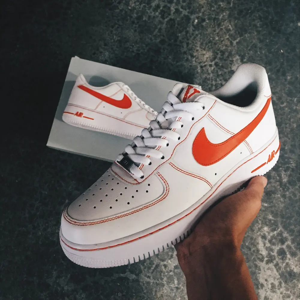 QF Nike Air Force One Low Vlone "White/Orange" review Farhad Rostami