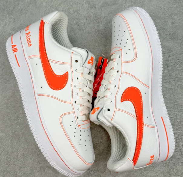 QF Nike Air Force One Low Vlone "White/Orange" review Gavon