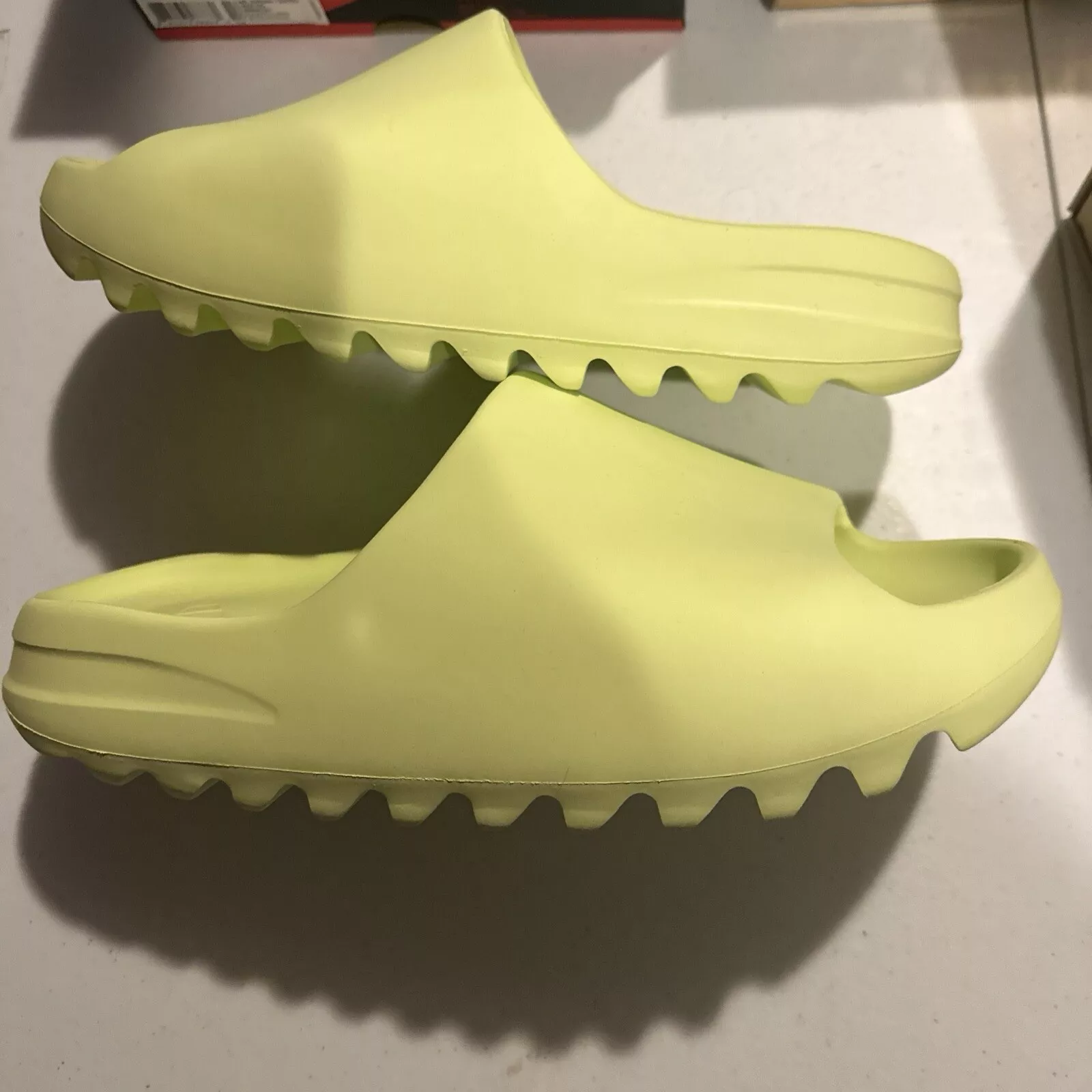 Adidas Yeezy Slide Glow Green review 0
