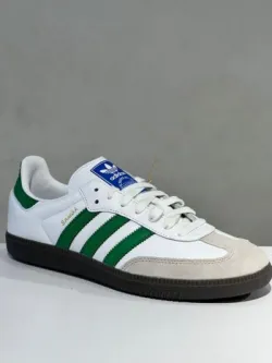  Originals Samba Vegan /OG Black Vintage White Green review Sandra McSharry 01