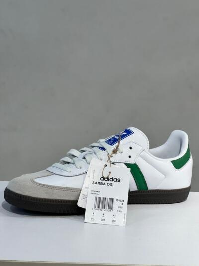  Originals Samba Vegan /OG Black Vintage White Green review Sandra McSharry 02