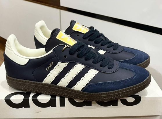 Adidas Originals Samba Vegan OG 'Night Navy Gum' review Tonyaw