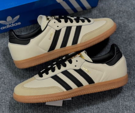 Adidas Originals Samba Vegan OG "Cream White Black" review Brandon