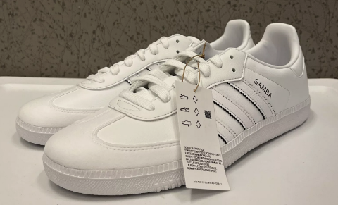 Adidas Originals Samba Vegan OG White and Black Stripes review Vladimir 01