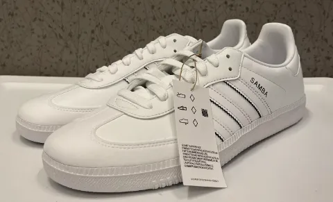 Adidas Originals Samba Vegan OG White and Black Stripes review 