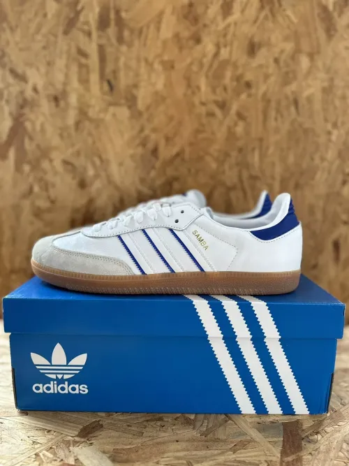 Adidas Originals Samba Vegan OG White Blue review 