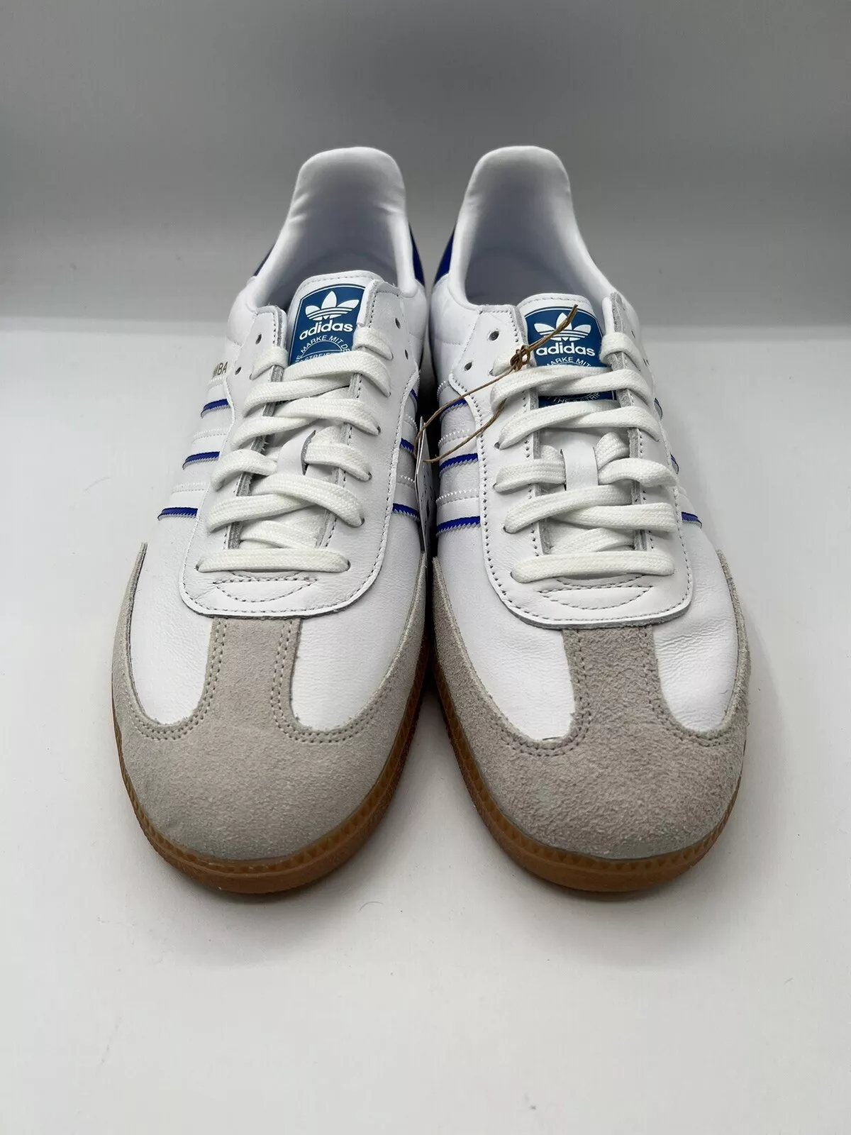 Adidas Originals Samba Vegan OG White Blue review Tony 02