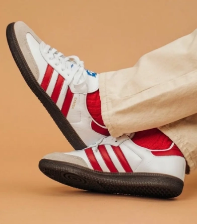 Adidas Originals Samba Vegan OG White Red review 