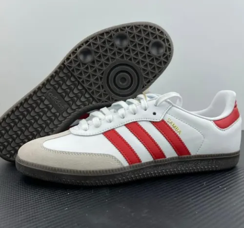 Adidas Originals Samba Vegan OG White Red review 