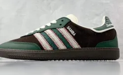 Adidas Originals Samba Vegan OG Green Brown review Ronda L Conway