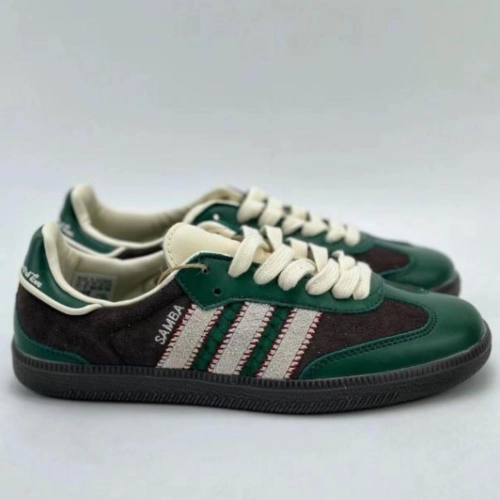Adidas Originals Samba Vegan OG Green Brown review 