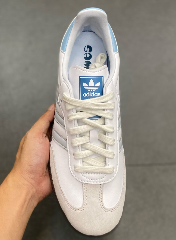 Adidas Originals Samba Vegan OG White Light Blue review Arvee Sherwyn Eco 01