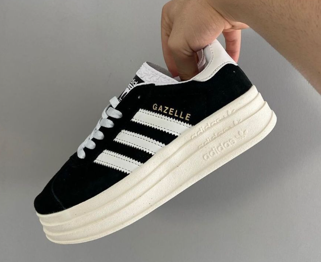 Adidas Originals Gazelle Bold 'Black White' review Kel Gar 02