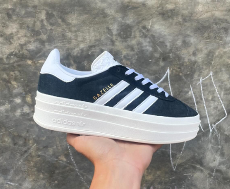 Adidas Originals Gazelle Bold 'Black White' review L.L.N.