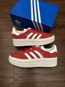 Adidas Originals Gazelle Bold 'Shadow Red White' review Kerry and Hank 01