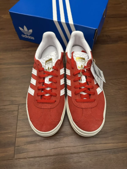 Adidas Originals Gazelle Bold 'Shadow Red White' review Kerry and Hank 02
