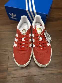 Adidas Originals Gazelle Bold 'Shadow Red White' review Kerry and Hank 02