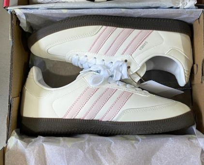 Adidas Samba OG 'Cloud White Wonder Quartz' review Amida