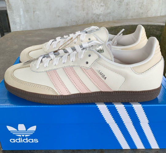 Adidas Samba OG 'Cloud White Wonder Quartz' review Brent R