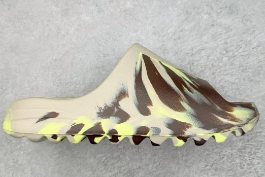 Adidas Yeezy Slide Enflame Oil Painting Ink Yellow review Kelley