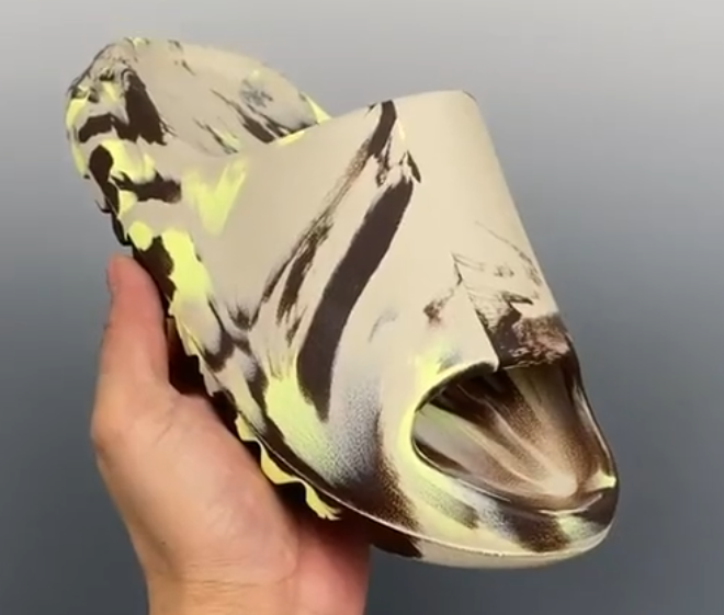Adidas Yeezy Slide Enflame Oil Painting Ink Yellow review Steven Roscoe 02
