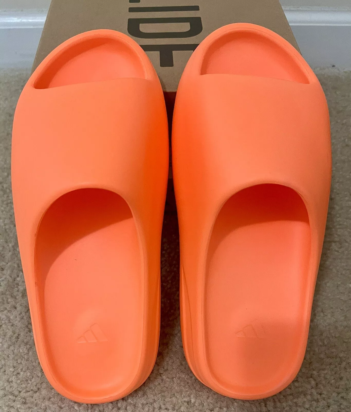 Adidas Yeezy Slide Enflame Orange review GG 02