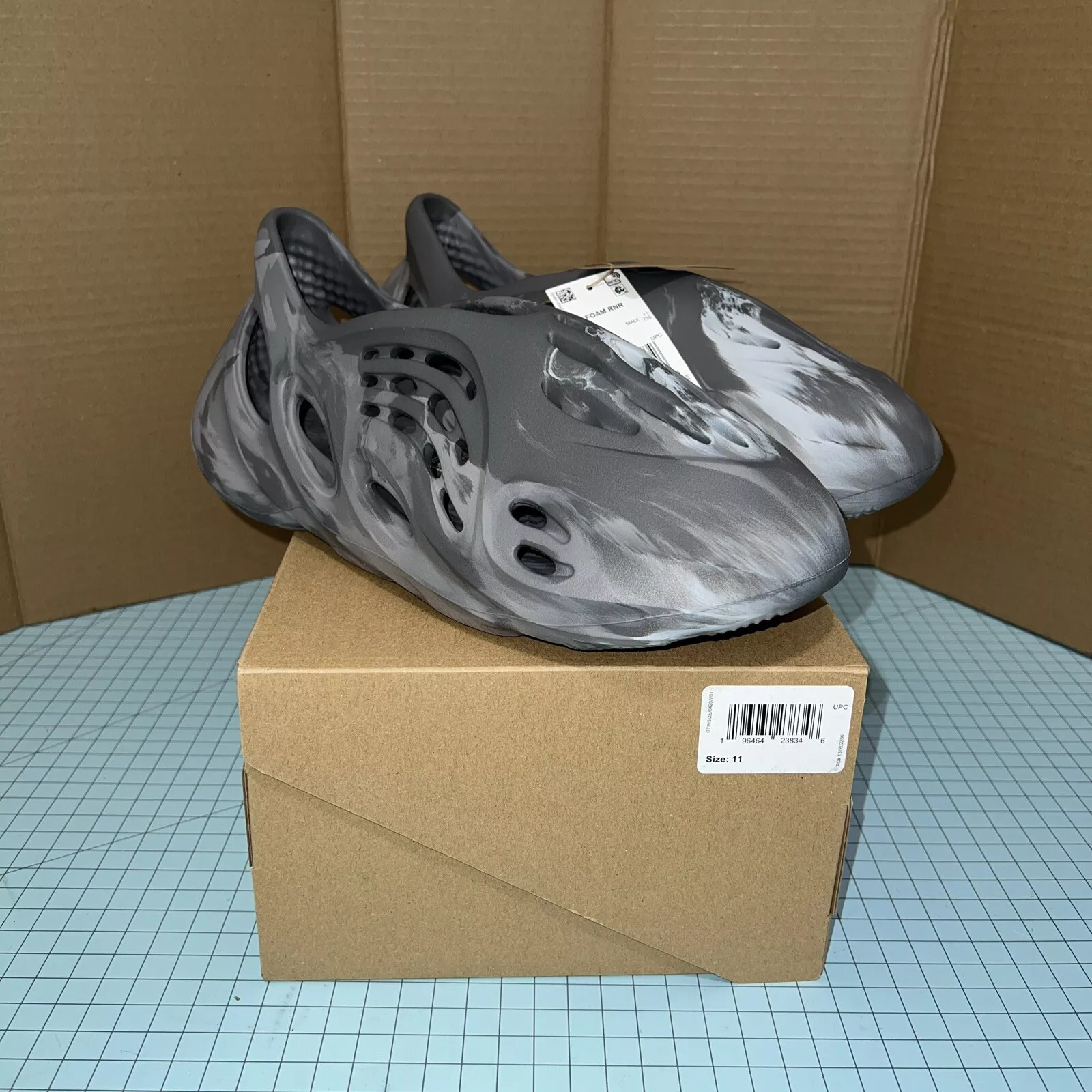 Adidas Yeezy Foam Runner Grey Camouflage review Kenesha Thomas 01