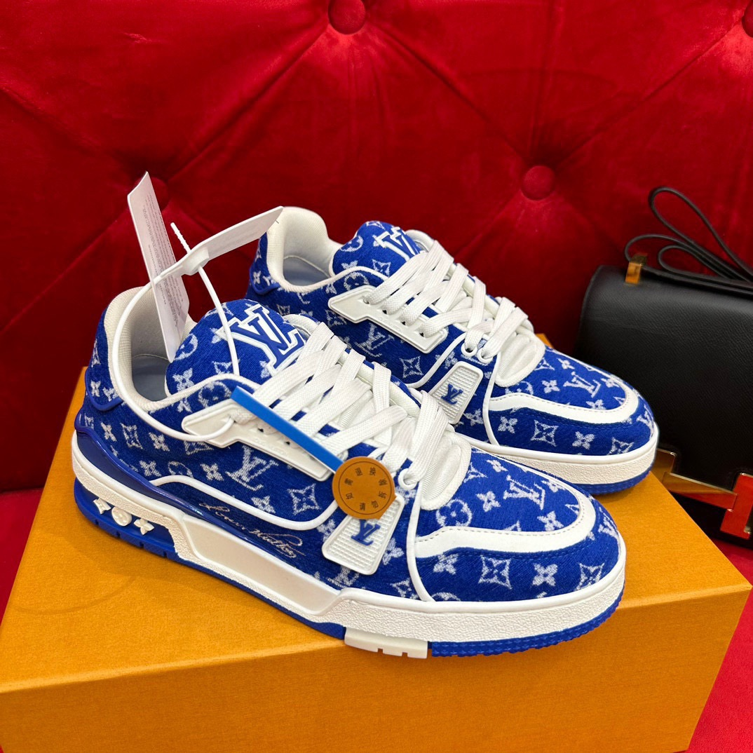 Louis Vuitton Trainer Blue review Eddie Barber 01