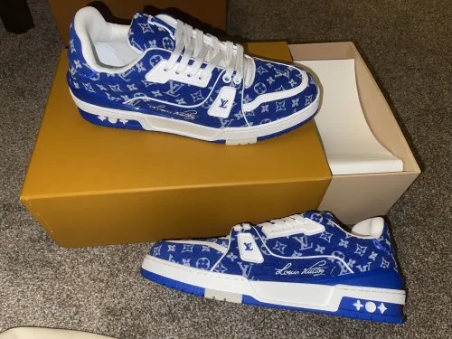 Louis Vuitton Trainer Blue review 