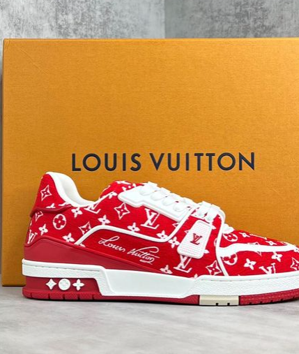 Louis Vuitton Trainer Red review Kimberly Long 02